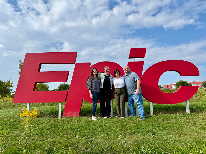 Hedy & Hopp team at the Epic campus
